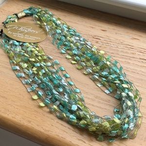 Artisan handmade ribbon necklace (NEW!)